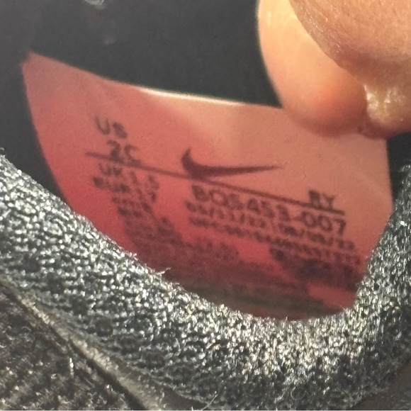 Nike Court Borough Low 2 Red Black Toddler Infant Sneakers Shoes Size 2C - Picture 13 of 16